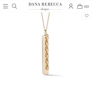 Dana Rebecca Lulu Jack Vertical Bar Necklace